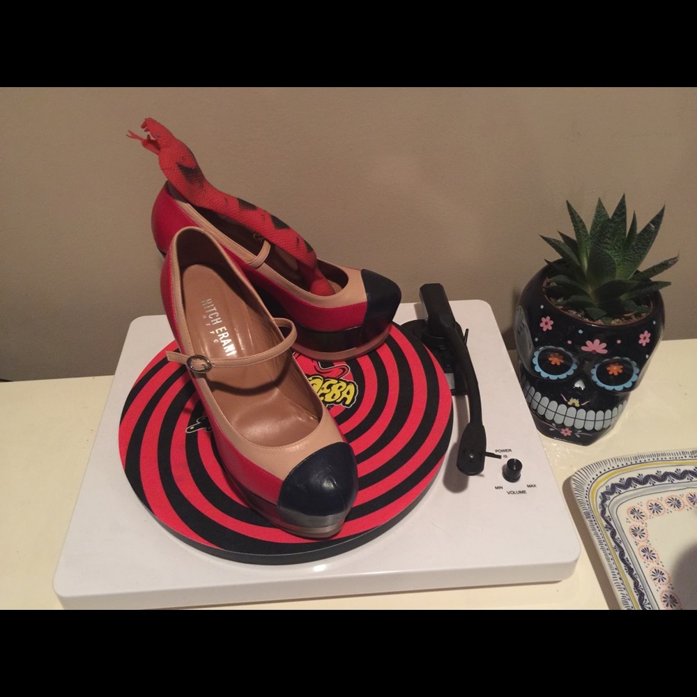 Ritch Erani NYFC Mary Janes platform shoes.